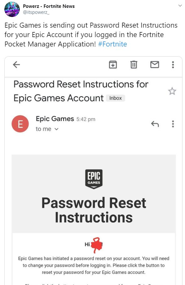 Epic asking for my password : r/FortNiteBR