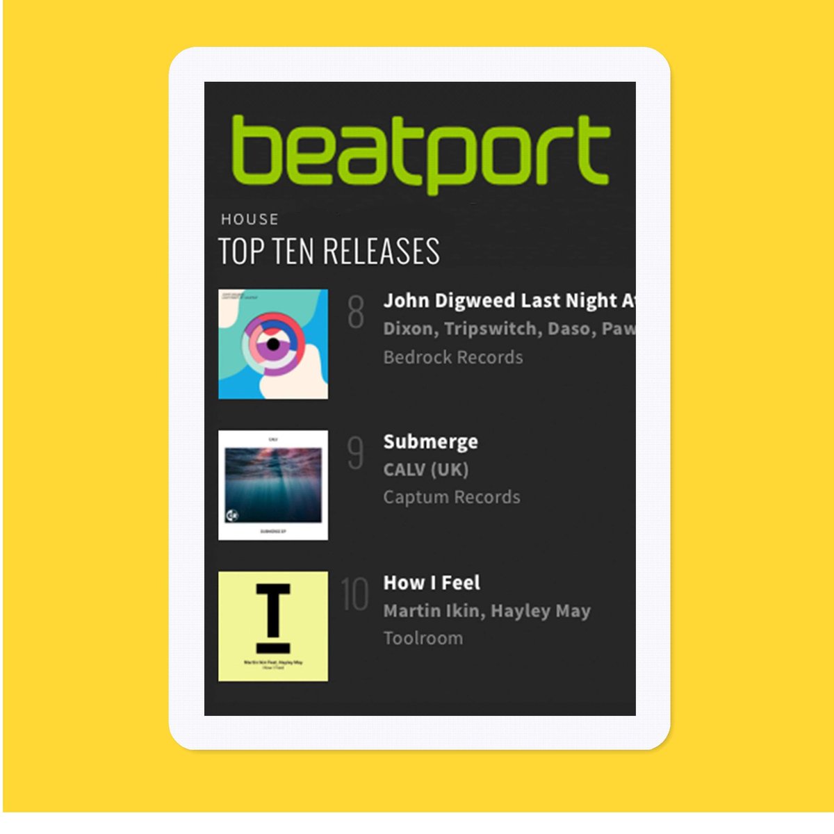 calvdj1's tweet photo. Madness! My EP Submerge is currently sat at number 9 on the @beatport house charts!! Buzzing!! 
Big up everyone who's supported the EP so far and If you want to grab a copy you can find it at https://t.co/L01sqkiSso 🙌🏼🐝🌶🔥 https://t.co/XEehQqBuHP