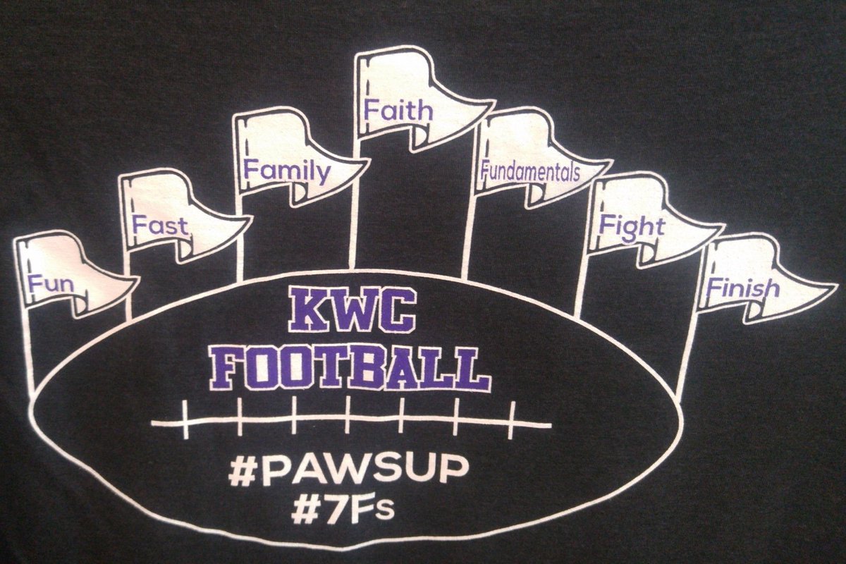Rev1Ron's tweet photo. The Panther's Den is ready for 🏈. Short sleeve and long sleeve full back design shown here @kwcpanthers @kwc_football @craigyeast #PawsUp #7Fs Available now. Sizes up to 4X. https://t.co/4yyOQOEHpp