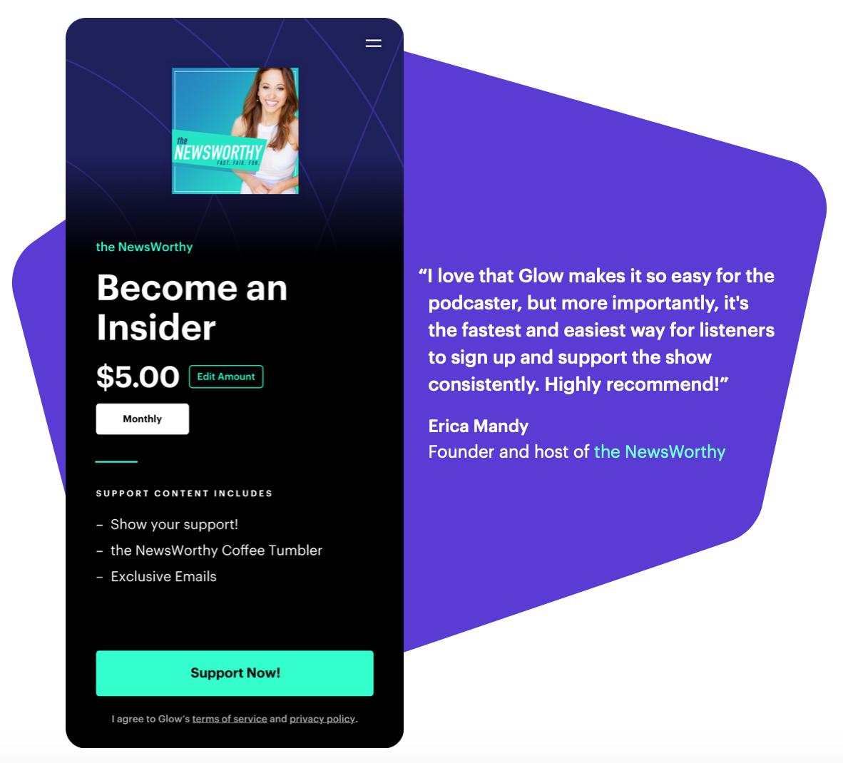 JStreetBranding's tweet photo. This company raised $2.3M to help podcasters make money. What are some good podcast that you listen to for free? Would you pay a $5 monthly subscription to listen?🚦
.
.
.
#JStreetBranding #Podcast #Glow #StreetTalk #StreetCred #StreetStandard #LetsTalk #TedTalks #PodNews https://t.co/x4lydFhkcm