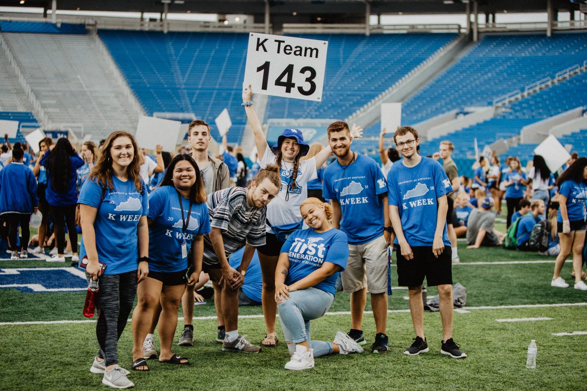 BIG NEWS‼️

K Teams have been formed for K Week 2019! Check the UK Guides mobile app to search for your K Team by residence hall or off-campus zip code. 

EIGHT
MORE
DAYS
🙀🙀
#UK2023