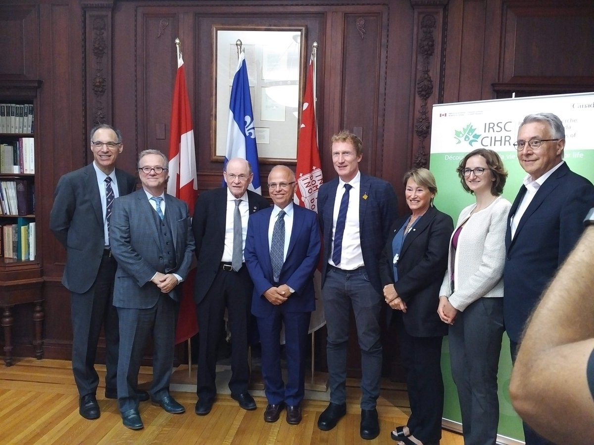 McgillGBDO's tweet photo. MCGILL DOCTORS Dr. Michael Pollak &amp; Dr. Nahum Sonenberg GET FINANCIAL BOOST TO COMBAT BREAST CANCER. MP Marc Miller on behalf of Minister of Health announced $6 million investment for research into preventative measures for breast cancer #MarcMillerVM #ginetteptaylor #mcgill https://t.co/t6dNrS5MZG