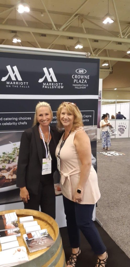 NiagaraMeetings's tweet photo. We are happy to be reconnecting with our clients, colleagues and friends โบ๏ธ
.
#CMEExpo #NiagaraMeetings #NiagaraFalls #MeetingsMatter #MassimoCapra #ChefCapra #Planner @CMEexpo https://t.co/Ibe9Iecsdd