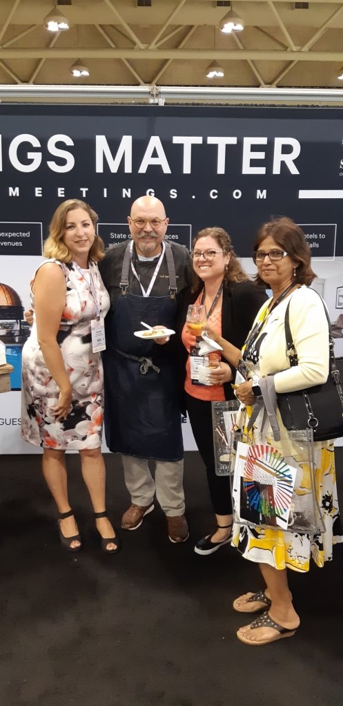 NiagaraMeetings's tweet photo. We are happy to be reconnecting with our clients, colleagues and friends โบ๏ธ
.
#CMEExpo #NiagaraMeetings #NiagaraFalls #MeetingsMatter #MassimoCapra #ChefCapra #Planner @CMEexpo https://t.co/Ibe9Iecsdd