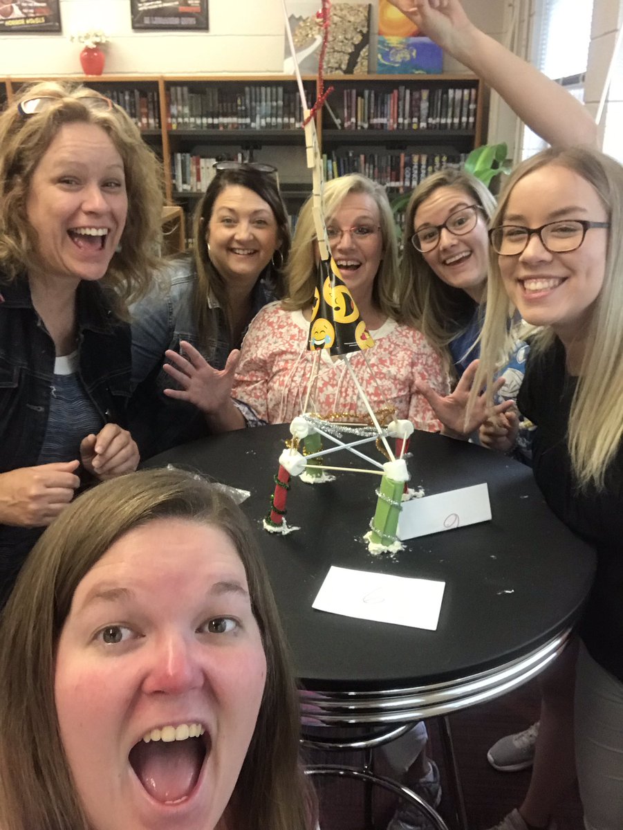 Mrs_C_Butcher's tweet photo. Great start to our work day! The best team out there with the coolest tower! #STMSgoingUP https://t.co/XYUxySNcqA