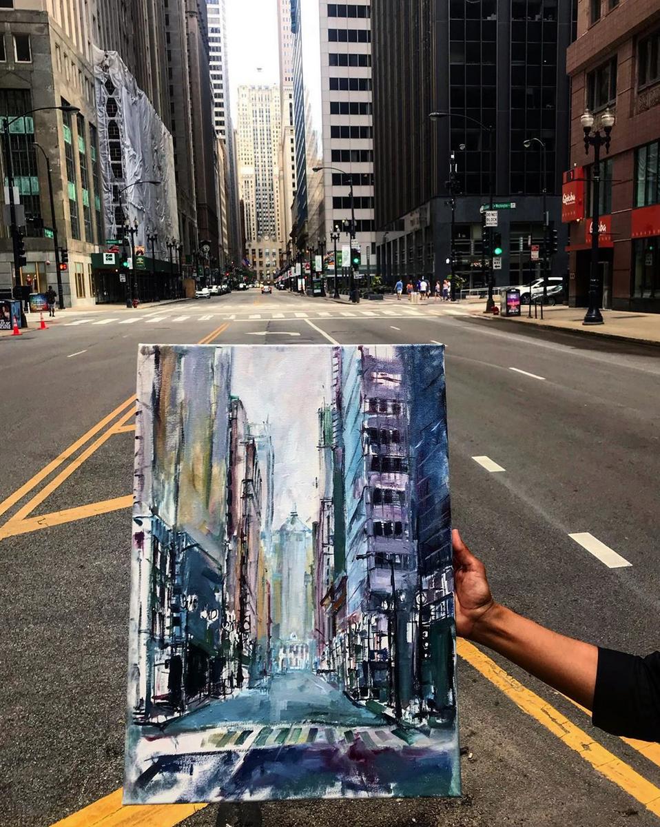 cbotbuilding's tweet photo. Shout out to Instagram user @olenideer for his new painting of 141 W Jackson. We are always honored when artists use us as their inspiration. What's your favorite piece of art featuring the Chicago Board of Trade Building?
#141WJackson #CBOTBuilding #glenstar #chicagoartist https://t.co/Fb7ipp0E08