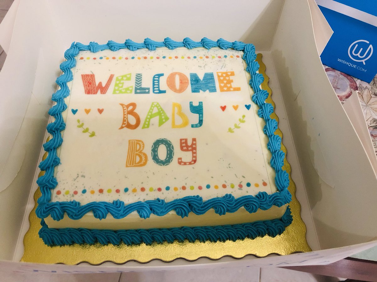BuduMalli's tweet photo. Yes, @WishQue really knows how to give surprises!
Thank u for making our new parenthood extra special. The cake was super delicious. We had so many people comment on how great the cake looked with the edible print and tasted.
We truly enjoyed it. Thanks #WishQue team. 🎂👶🏼🙌🏻 https://t.co/aqHvm05wdx