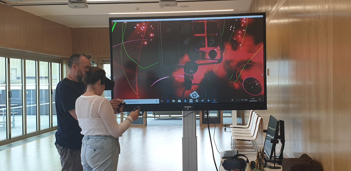 BarnsleyMuseums's tweet photo. Lots of families had fun today at #LightboxBarnsley with @FabricLenny's #virtualvessels virtual reality workshop. If you missed out we're back this Saturday, 11am-3pm https://t.co/0MG3MJAeF8