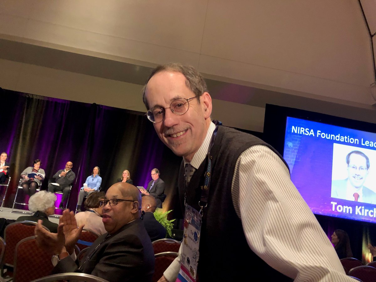 NIRSAFoundation's tweet photo. Nominate a member of your #NIRSAfamily for the NIRSA Foundation Leadership Award! "Nominating a colleague is one way we can nurture and show as an example, the best of our association," says #NIRSA2019 recipient Tom Kirch. Nominations are due Nov. 15! https://t.co/h8jqchHjxj https://t.co/Iv7GT4utho