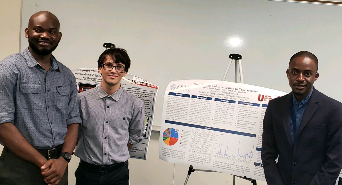 STEMUnion's tweet photo. STEMpact Summer Research students presented their project work last Thursday at Kean University. We are proud of their achievements! Thanks to @KeanUniversity for their partnership and support for Union students. 👏 https://t.co/YLTrMwfn7S