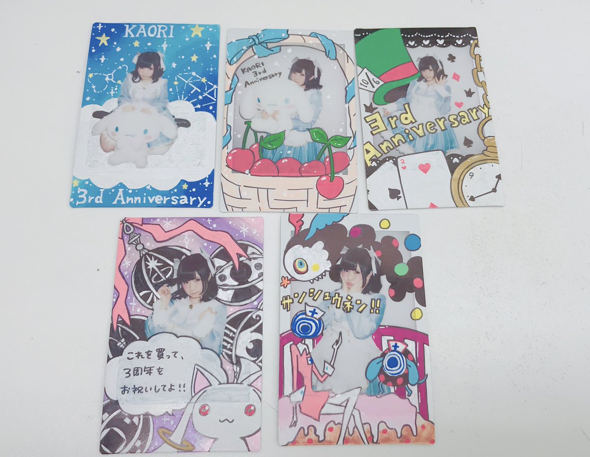 めいどりーみん かおりちゃん デコチェキ プリクラ付き‼️