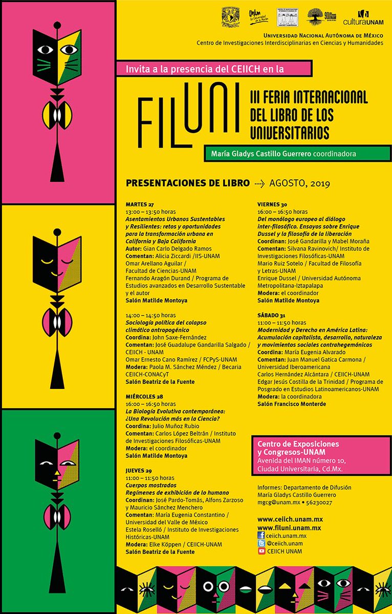 giancdelgado's tweet photo. Presentación del libro “Asentamientos urbanos sostenibles y resilientes” en la FILUNI. 27 de agosto. Salón Matilde Montaya. centro de Exposicionesy Congresos, UNAM. https://t.co/08PJfKgv6w