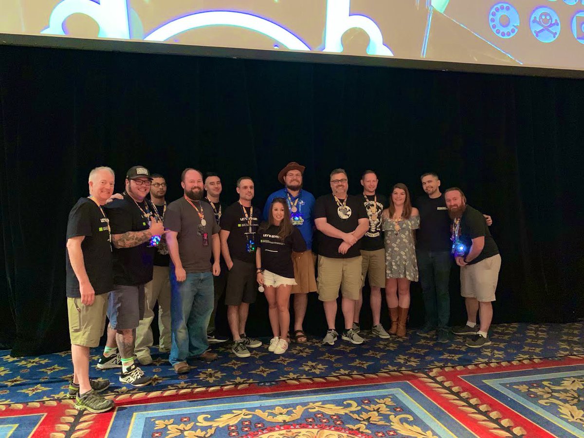 BlueTeamVillage's tweet photo. First year having https://t.co/ynIMw0nM7G as an official @defcon contest, and we make #blackbadge! Such a rare and outstanding thing to happen! We’d like to thank the amazing https://t.co/ynIMw0nM7G crew! 💙💙💙
@eric_capuano
@shortxstack 
@_surefire_ 
@JoshOps 
@KyleHaxWhy https://t.co/JzXu0vBEpC