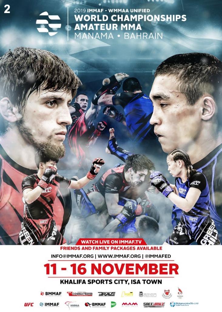 IMMAFed's tweet photo. HAVE YOUR SAY

As we edge closer to the #MMAWorlds2019, we're giving OUR COMMUNITY the power to choose this year's official Championships poster.

Leave a comment with your choice (1, 2, or 3) and tell us what you love about it. https://t.co/HokPFJcZoJ