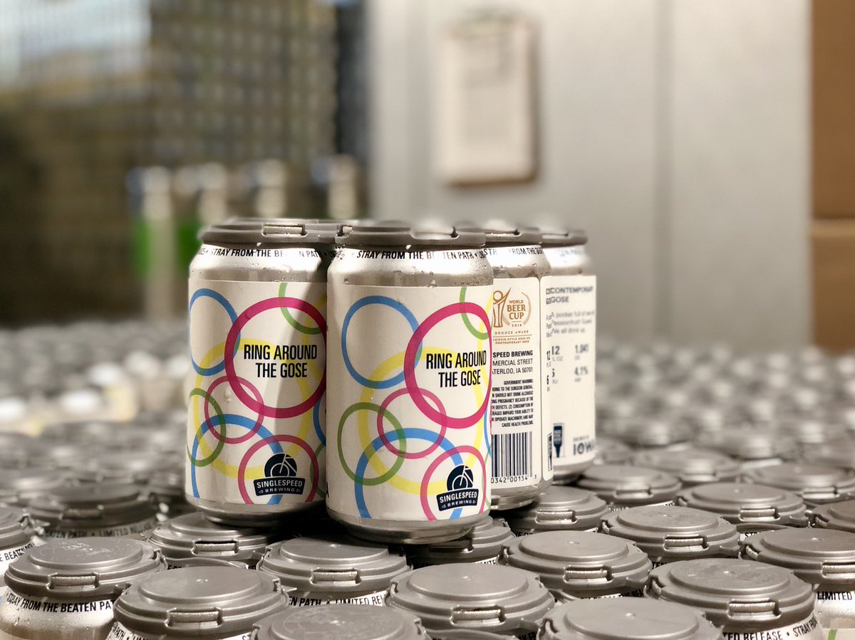 SingleSpeedBeer's tweet photo. Packaged nearly as quickly as it is consumed #gose #RAtG https://t.co/Km8y5jAxAG