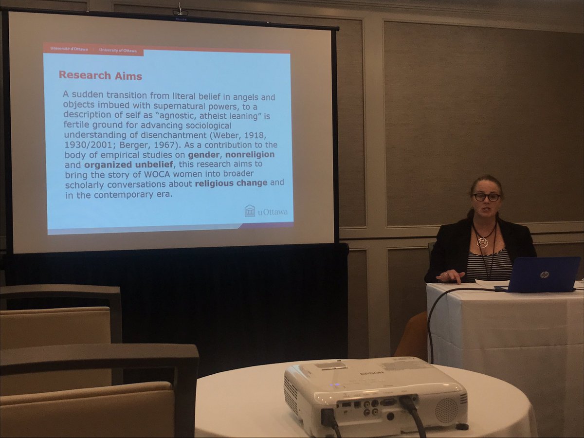 ObsBlanquerna's tweet photo. I did not have a #faithcrisis. I had a crisis of reason. Very Interesting paper #asr19 on #mormonism and women after 40 and new identities. #woca. Thanks, Christine L. Cusak @OttawaU https://t.co/q2EbG9bffQ