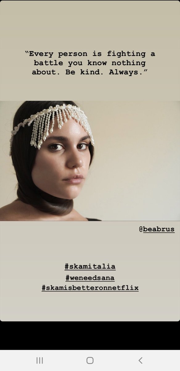 seilarsenico's tweet photo. Beatrice è tutt* noi che con un cappio di capelli al collo ci diamo al suicidio perché Tim Vì non cede le stagioni. 
#SkamIsBetterOnNetflix #TimVisionPizzettari #NetflixWeWantSkamIt https://t.co/X8ONG6ayJI