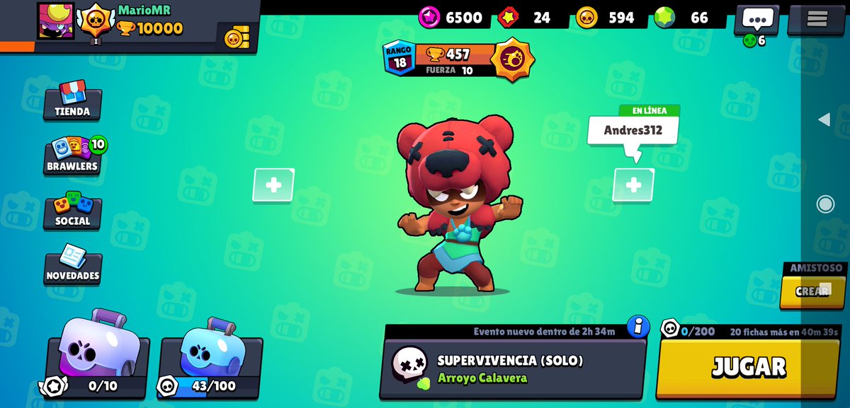 Quien me lo iba a decir a mi cuando empecé a jugar y 1000 copas me parecían una barbaridad. Nada más y nada menos que 10k!!! Seguimos sumando gracias a la familia @TheJungleBS <a href="/LittleJungleBS/">Little Jungle</a> #BrawlStars