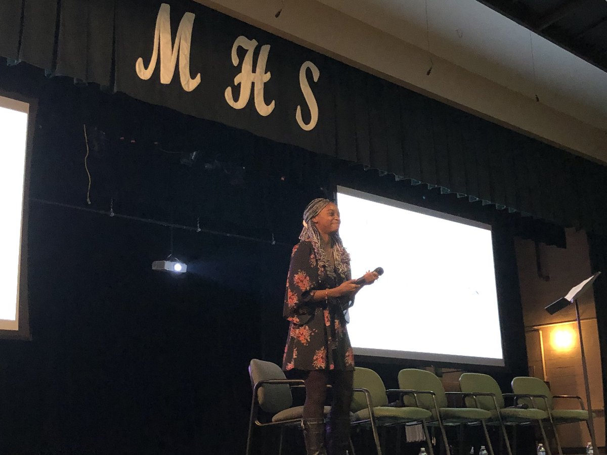 MattBradic's tweet photo. Inspiring morning for Mayfield City Schools.  Began with both words and song from two of our amazing students, followed by a panel of esteemed educational and business leaders.  Preparing our students for the future!  All-Access Learning #mychoicemayfield https://t.co/MWwGwzdvBS
