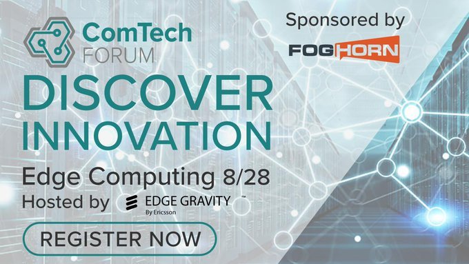 pluribusnet's tweet photo. RT @SV_IOT: Register now to join our #ComTechForum #EdgeComputing mtg 8/28 at @edgegravity sponsored by
@FogHorn_IoT to see product pitches from @trustgrid @Pixeom @pluribusnet @interactorteam @AtrioInc @ori_edge @machbase #CloudLyte & more -->https://t.co/iXcHHXWI3r https://t.co/gr0smbJmRJ