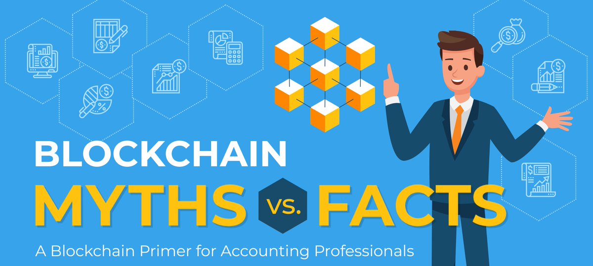 acctblockchain's tweet photo. Seven myths and misconceptions about #blockchain debunked in our new blog! Check it out and download our free infographic! Thank you to contributors from @Mazars_USA, @luminaapp, @Wolters_Kluwer, @BPMCPA, and @PlanteMoran. https://t.co/ykiNxOPAGJ https://t.co/JttrOMms9f