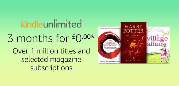 Prime Student members can now enjoy 3 months of Kindle Unlimited for FREE. Explore over 1 million titles, thousands of audiobooks and selected magazine subscriptions on any device. Happy reading!

amazon.co.uk/kindle-dbs/ku2