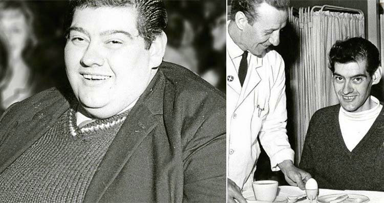 FoodDood4's tweet photo. Fast weight loss! Heavily overweight Scottish chip shop worker, Angus Barbieri, began a fast in 1965. Subsisting on only coffee, tea, carbonated water and vitamins, Barbieri lost 19.6 stone (125kg) in 382 days - living off his body fat alone. #FoodDood #Scotland #AngusBarbieri https://t.co/ai5BLCaKr9