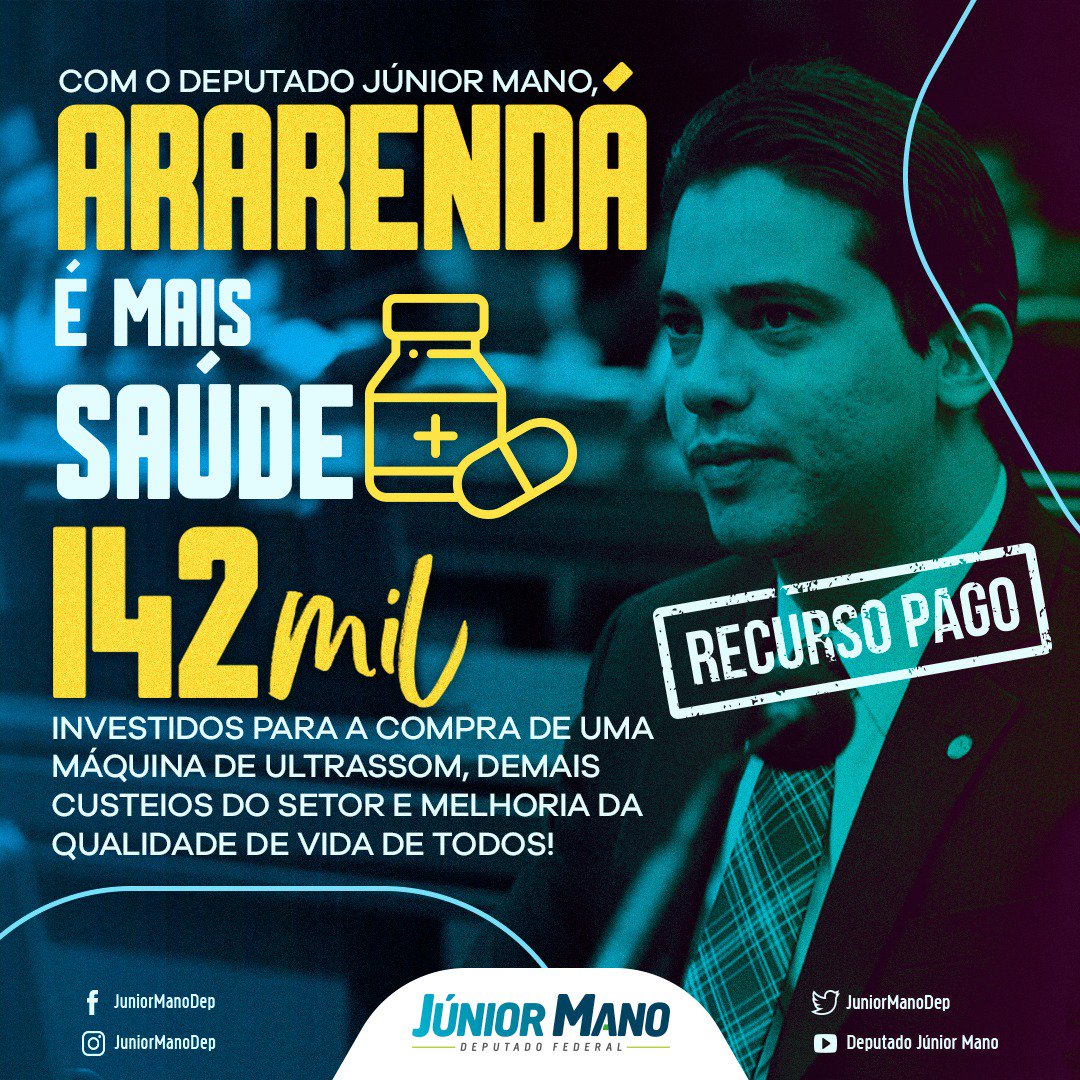 JuniorManoDep's tweet photo. Através de muito trabalho e articulações, o nosso mandato conseguiu destinar um recurso no valor de 142 mil reais para a saúde de Ararendá. Um mandato diferente se faz através de ações!
#JuniorMano #tmjr #PraFazerDiferente https://t.co/GFl0YhFrj7