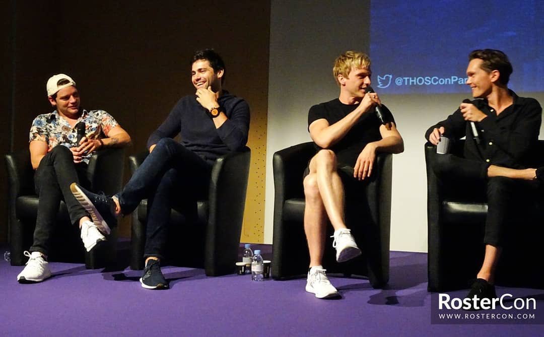 JalecSquad's tweet image. Dom, Matt, Will, and Luke during the opening ceremony of #THOS3 on 29 June 2019.

📸 @RosterCon