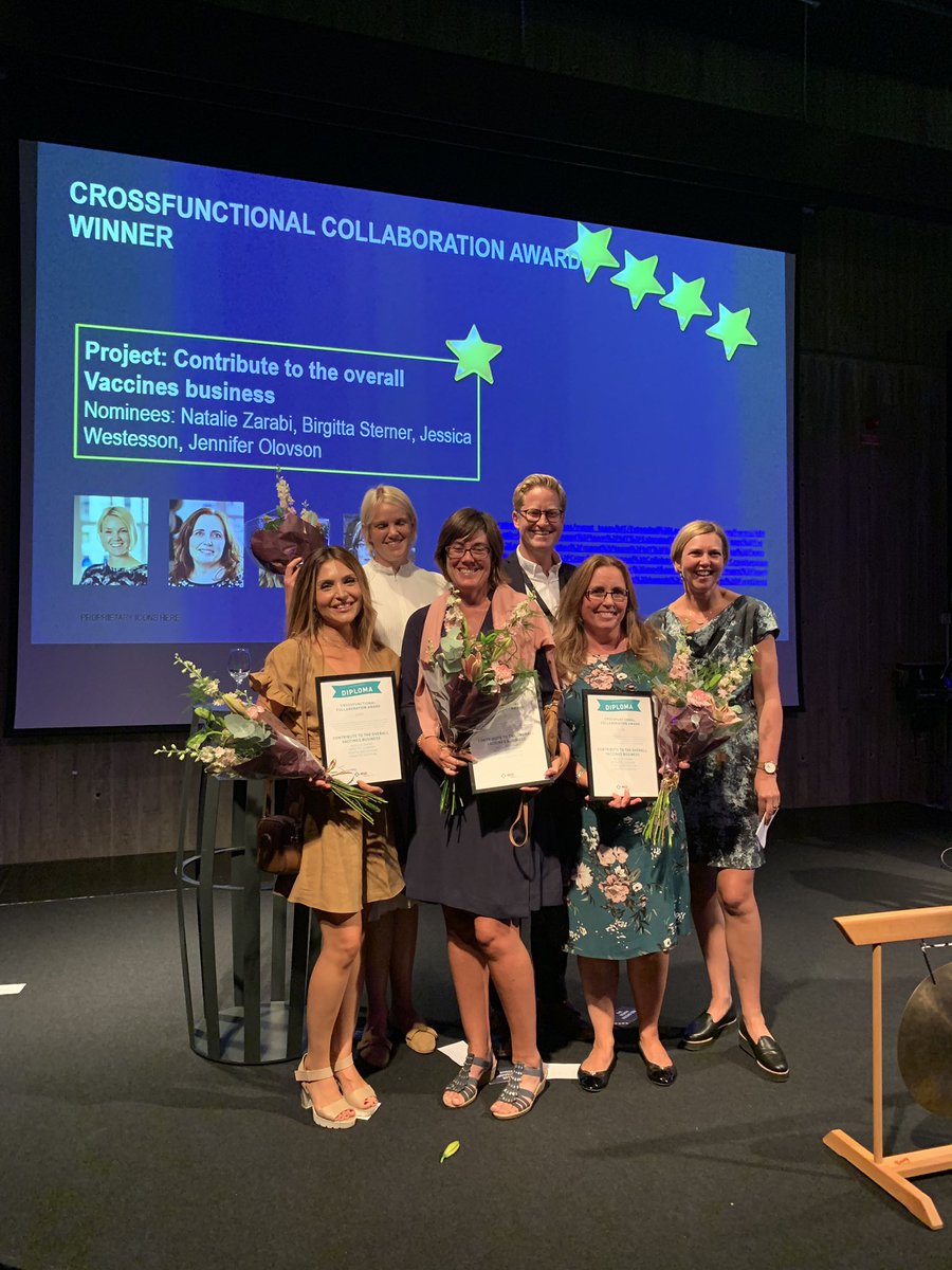 JTellgren's tweet photo. Innovation awards to fantastic achievements over the past year, warm congratulations to all!! https://t.co/VBimg1u2zY