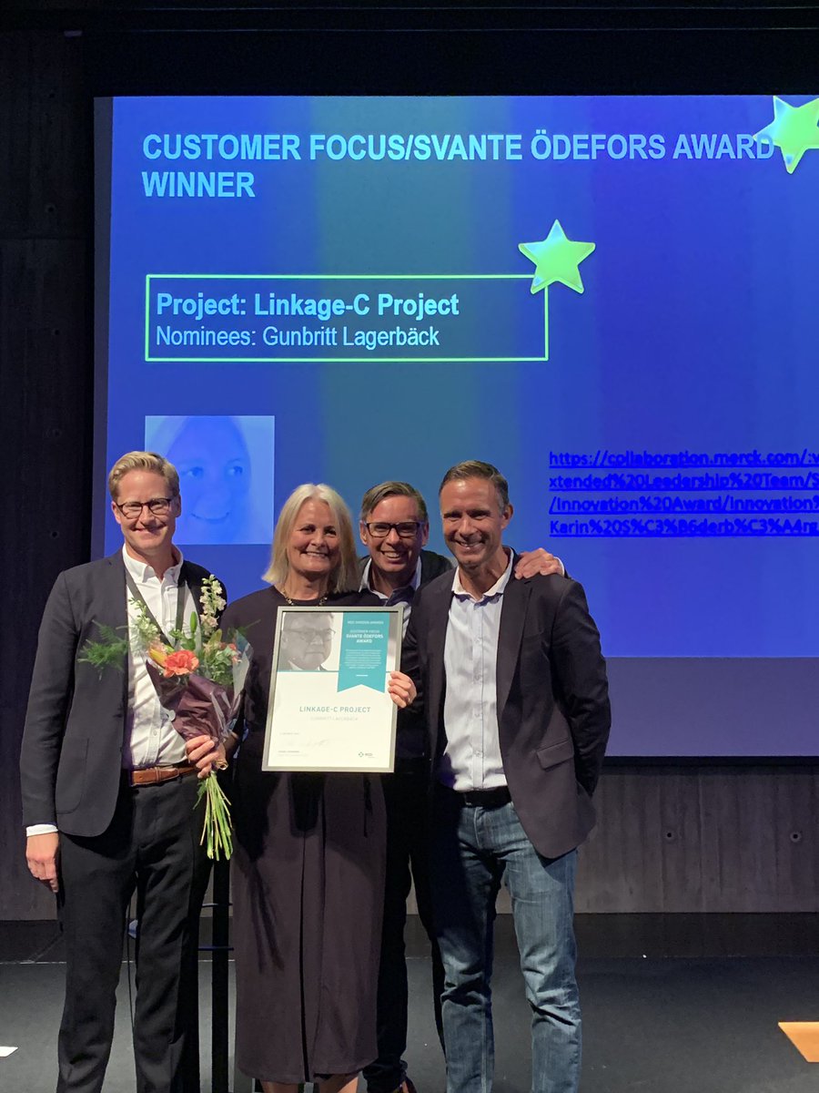 JTellgren's tweet photo. Innovation awards to fantastic achievements over the past year, warm congratulations to all!! https://t.co/VBimg1u2zY