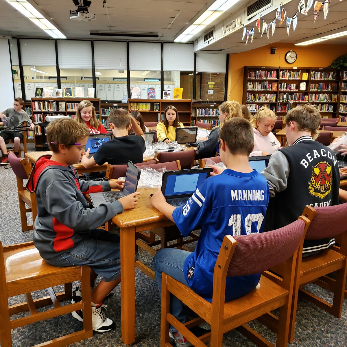 wcfalcontales's tweet photo. Excited for a new school year!  WCHS and DMS students should all have their #chromebooks by tomorrow! Everyone do a happy dance for going 1:1!! https://t.co/ge90x1Ri8d