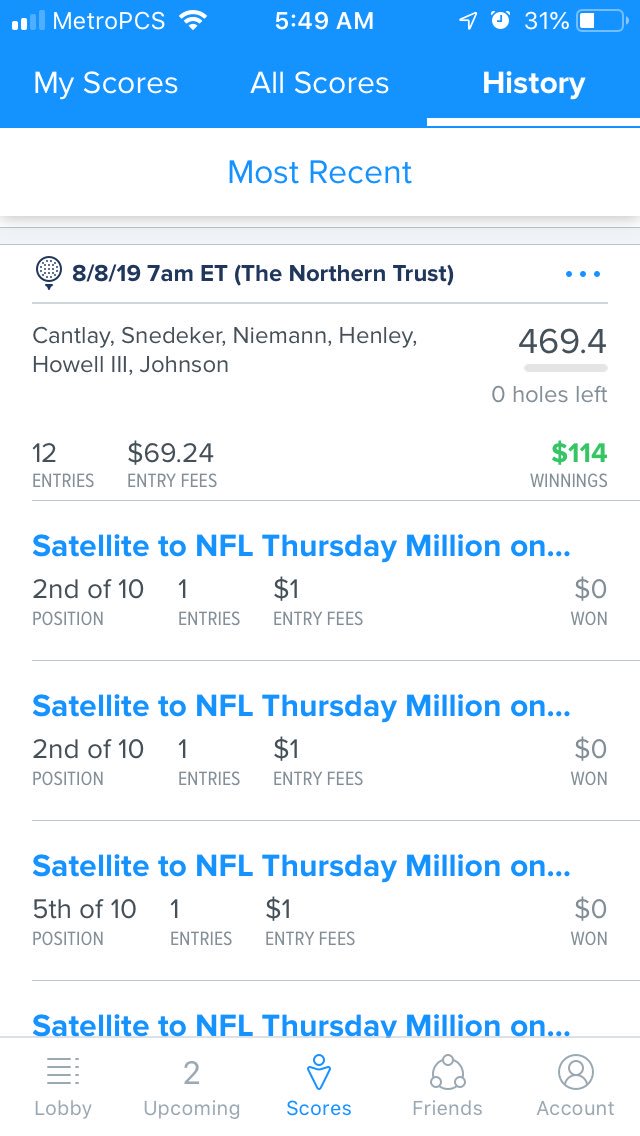 NitasWorld_'s tweet photo. Sorry I didn’t show y’all some of the lineups over the last wk! Missed cut was #CH3 and for some reason AZ decided to Fuck me over and not get a thing! Even tho I played Pitts who went off last night for me on FD! #DFSProblems! Should’ve played them on DK too https://t.co/tzNvnD0SVa