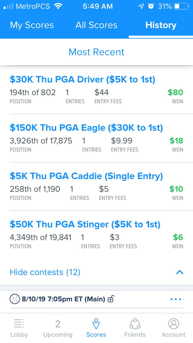 NitasWorld_'s tweet photo. Sorry I didn’t show y’all some of the lineups over the last wk! Missed cut was #CH3 and for some reason AZ decided to Fuck me over and not get a thing! Even tho I played Pitts who went off last night for me on FD! #DFSProblems! Should’ve played them on DK too https://t.co/tzNvnD0SVa