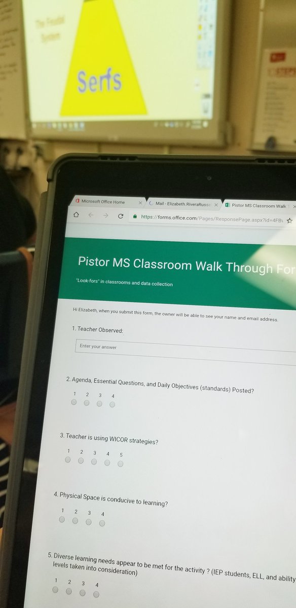 Rivera_Educates's tweet image. 100 classroom walkthroughs by Friday! #DataCollecting #PrincipalGoals #CoachEmUp #KnowYourSchool