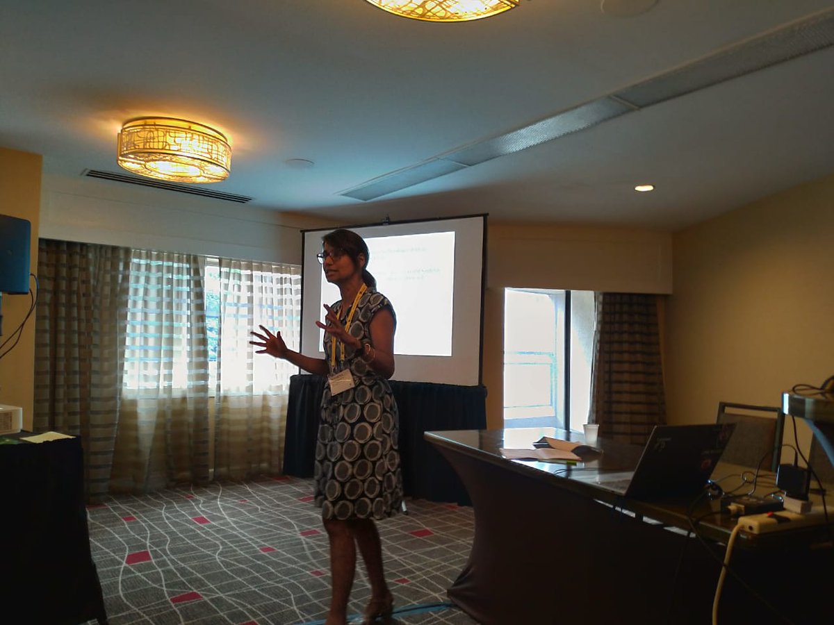 cms_aom's tweet photo. #AOM2019 We continue our last #papersession chaired by @amonbarros with Suparna Chatterjee presenting a paper on the absent present haunting of #coloniality https://t.co/R4otBJbnjq