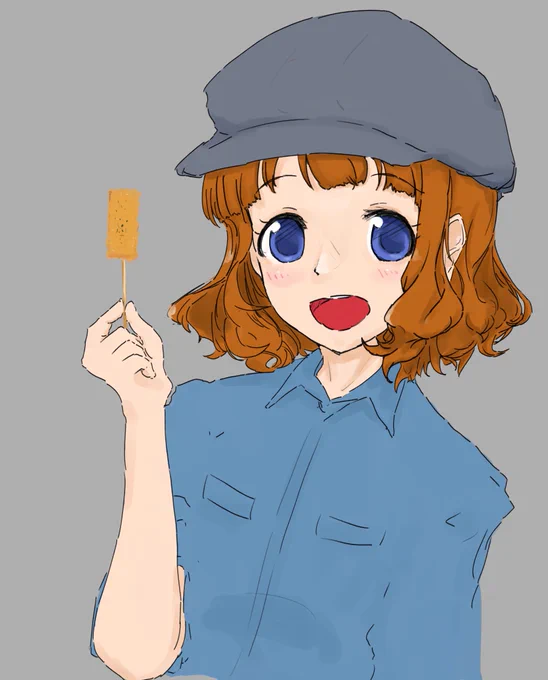 善吉さん1周年ということでまるおさんの企画の色紙に描いた桃子changです一応善吉の制服をイメージしました!改めまして善吉さん1周年おめでとうございます〜! 