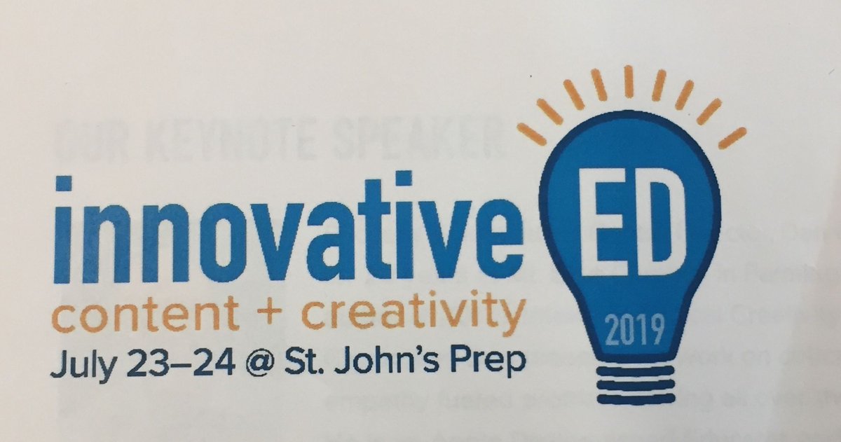 EssexNorthShore's tweet photo. Getting our tech on at InnovativeED 2019! Ms. Garron and Ms. Kimani representing Essex Tech! Say hello to our friends Coach Leete and Ms. Roy too! #ENSTechnology #HawkTalk #ENSATS https://t.co/Bu4b1HxdNe