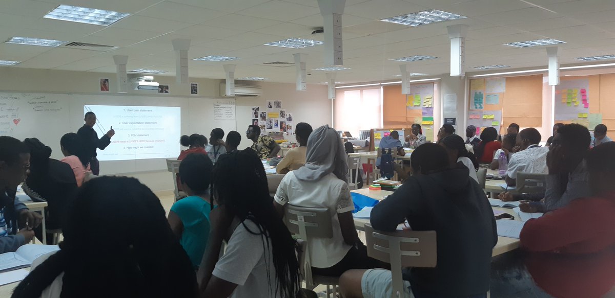 senaagbodjah's tweet photo. Toby was on fire today!
Taking participants through opportunity exploration, he used #DesignThinking tools from the #design module of #AshesIX to help participants in the #entrepreneurship module through the solution ideation process.
To think he was a participant last year! https://t.co/NWARNTWfdh