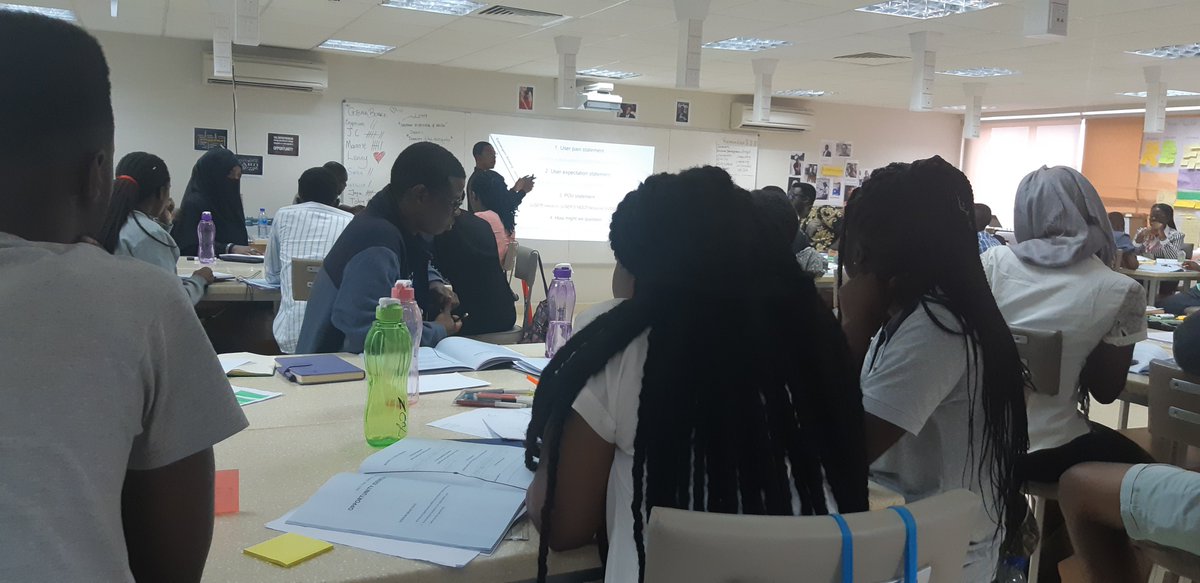senaagbodjah's tweet photo. Toby was on fire today!
Taking participants through opportunity exploration, he used #DesignThinking tools from the #design module of #AshesIX to help participants in the #entrepreneurship module through the solution ideation process.
To think he was a participant last year! https://t.co/NWARNTWfdh