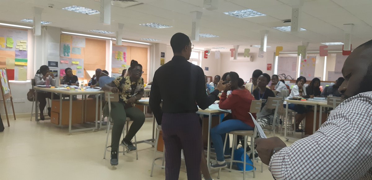 senaagbodjah's tweet photo. Toby was on fire today!
Taking participants through opportunity exploration, he used #DesignThinking tools from the #design module of #AshesIX to help participants in the #entrepreneurship module through the solution ideation process.
To think he was a participant last year! https://t.co/NWARNTWfdh