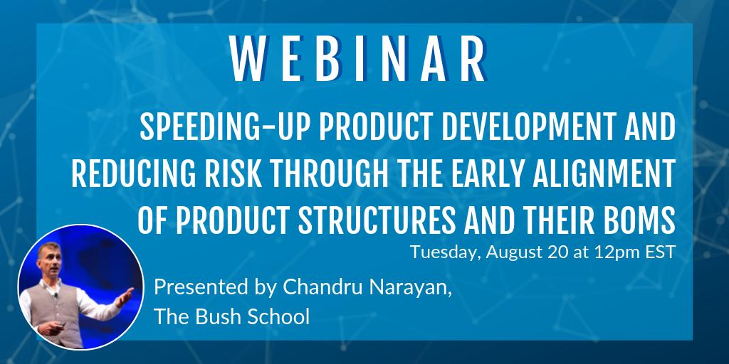 Learn how you can expedite the product development process, reducing risk and ensuring compliance to requirements in the upcoming webinar presented by Chandru Narayan. Learn more at bit.ly/2MhSsZW
#digitalenterprise #mBOM #eBOM #manufacturing #PLM