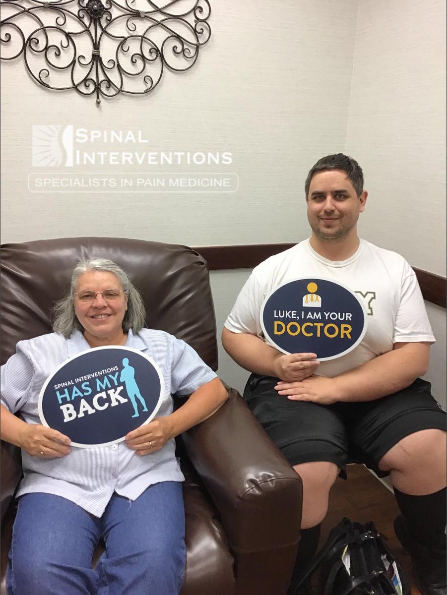 SpinalInterven's tweet photo. Spinal Interventions has your back! We are grateful for our patients’ family and friends who are their support systems and help them deal with their chronic pain. #SIOfRelief #SpinalInterventions #BackPainStinks https://t.co/1r92QleY8B