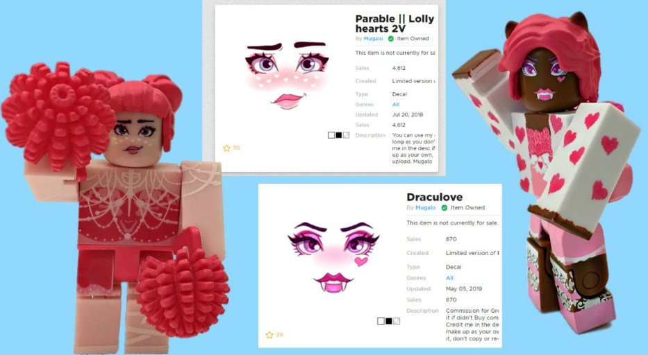 Makeup Face Decal Roblox Robux 2020 Application - decal roblox makeup