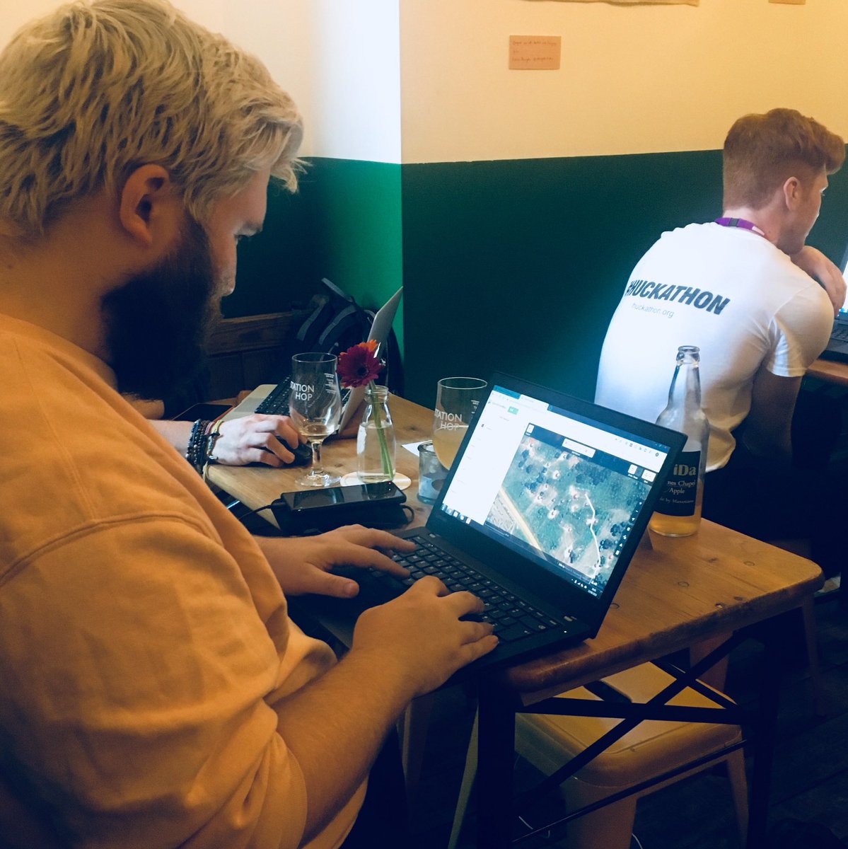 UoM_MCGIS's tweet photo. Currently mapping the unmapped @stationhoplvm - still an hour to go so pop down and say hello! No experience necessary and a good excuse for a pint π #uganda #maps #huckathon https://t.co/0UuAAflg2R