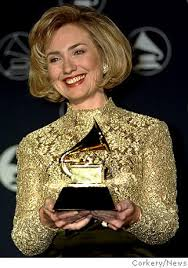 llblake111's tweet photo. #HillaryClinton looked just like a princess didnt she, #EmmylessDonald
She may not have won an Emmy...YET...but she has won more honors and accolades in a single year than #ChumpInChief will in his lifetime.
Lemme just drop this pic of her winning her FIRST Grammy Award😊 https://t.co/NFHNT1i8TK