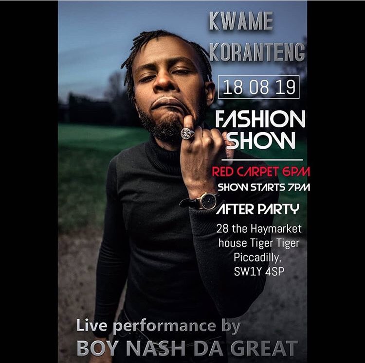 BoyNash's tweet photo. Some more dates || Looks like a busy weekend||
.
.
17/08/19 - Alexander Palace - Great Fete-Peoples Stage on @ 16:00
17/08/19 - Deray Ep Launch -
18/08/19 - Box Park Wembley
18/08/19 - Kwame Koranteng Fashion Show
.
.
.
.
.
#music #boynash #flow #rhythm #bars #flow #getit https://t.co/ZwtT4G5Eti