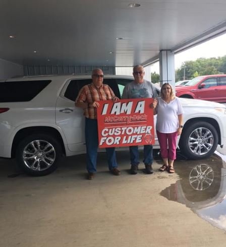 Congratulations to Mr and Mrs Hodge on their new 2019 Chevrolet Traverse 👍 welcome to the McCurry Deck Customer For Life Family! #McCurryDeckMotors #McCurryDeck #forestcity #2019Traverse #Chevrolet #chevy #traverse #dealershipforlife #lifetimewarranty #newcars #usedcars