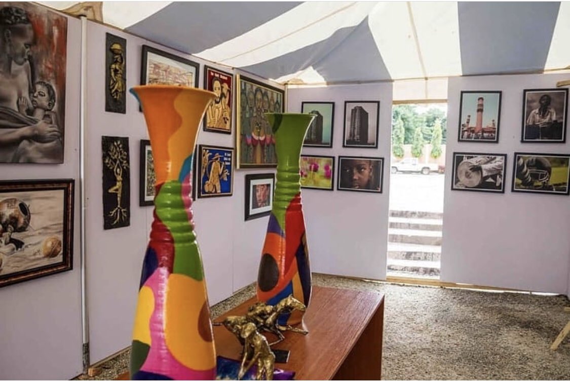KabaFest's tweet photo. Slides from the art fair at the previous Kaduna Book and Arts festival #kabafest18

We're very keen on engaging the arts sector of our festival, as well as the books

This year we have an array of artists ready to display their work at the art exhibition at kabafest 📸 https://t.co/JImjBK0PcJ