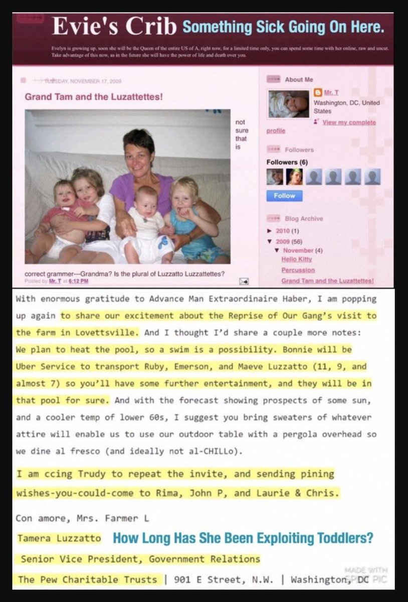 Before we even get into the "Pizza" part of this thing, it's not even necessary to understand what was going on.All you need do is read this email to Podesta from a mother who sells private webcam time with her children.Apparently Jon doesnt wait for "adult swim"